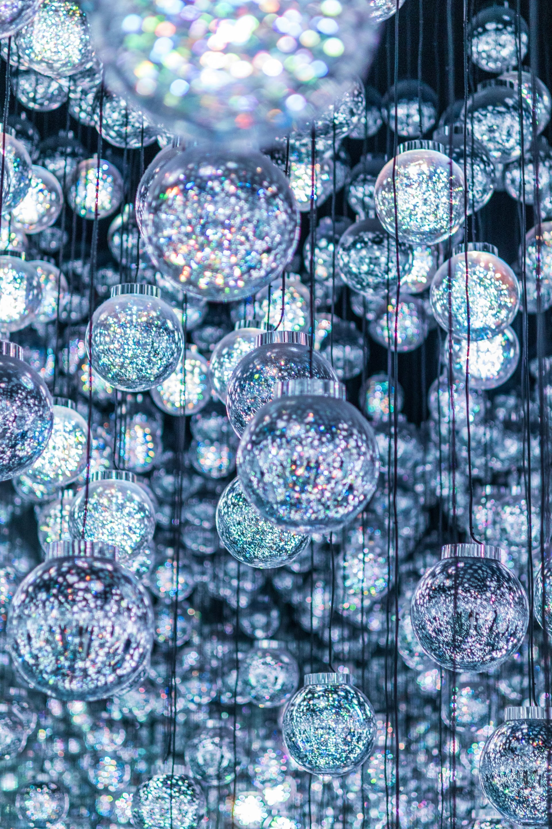 teamLab Planets water room with digital light projections and reflections, Toyosu, Tokyo, Japan
